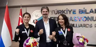 Türkiye 1 Kadın Milli Takımı Avrupa Takımlar 3 Bant Bilardo Şampiyonası'nda Gümüş Madalya Kazandı