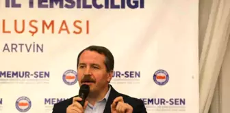 Memur-Sen Genel Başkanı Ali Yalçın: 'Dünyanın her yerinde sendikalar iktidarları protesto ederler, Türkiye'de tam tersi. Gittik CHP'nin önünde protesto ettik'