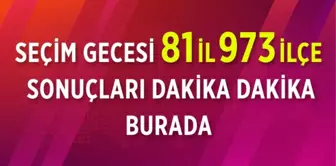 81 il 973 ilçe seçim sonuçları anbean Sondakika.com'da!