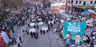 Balıkesir'in Sındırgı ilçesinde toplu iftar düzenlendi