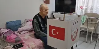 Sındırgı'da gezici sandıkta oy kullanma işlemi tamamlandı