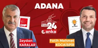 Adana'da yerel seçimlerde CHP adayı Zeydan Karalar önde