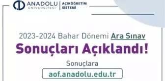 AÖF sınav sonuçları açıklandı mı? AÖF sınav sonuçları sorgulama ekranı!