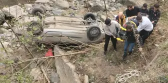 Artvin'in Borçka ilçesinde trafik kazası: Bir kişi yaralandı