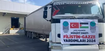 Aziz Mahmûd Hüdâyi Vakfı Gazze'ye Bugüne Kadar Toplamda 60 Tır Yardım Yaptı!