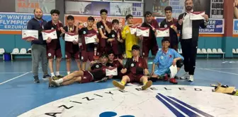 Ağrı'dan Okul Sporları Yıldız Erkekler Futsal Bölge Müsabakalarında birincilik