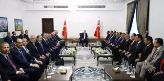 Cumhurbaşkanı Erdoğan, Irak Türkmen ve Sünni toplum temsilcilerini kabul etti