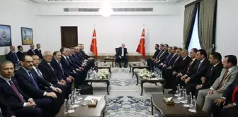 Cumhurbaşkanı Erdoğan, Irak Sünni toplumu temsilcilerini kabul etti