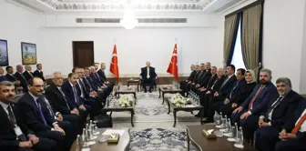 Cumhurbaşkanı Erdoğan, Irak Türkmen toplumu temsilcilerini kabul etti