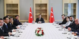 Cumhurbaşkanı Yardımcısı Cevdet Yılmaz, Çin Halk Cumhuriyeti Anhui Eyaleti Parti Sekreteri Han Jun ve beraberindeki heyeti kabul etti