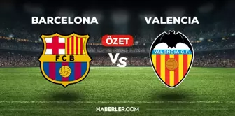 Barcelona Valencia maç özeti ve golleri izle! (VİDEO) Barcelona Valencia maçı özeti! Golleri kim attı, maç kaç kaç bitti?