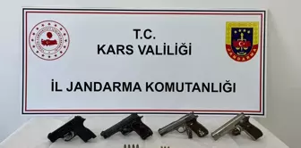 Kars'ta Silah Kaçakçılığı Operasyonu: 4 Şüpheli Gözaltına Alındı