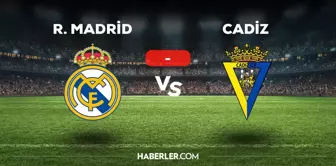 Real Madrid Cadiz maçı kaç kaç, bitti mi? MAÇ SKORU! R.Madrid Cadiz maçı kaç kaç, canlı maç skoru!