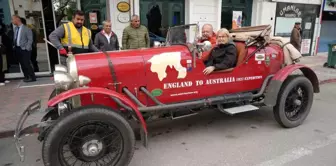 İngiliz çift, 1924 model otomobilleriyle dünya turuna çıktı