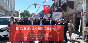 Karaman'da 'Ailemiz İstikbalimiz' Temalı Yürüyüş Düzenlendi