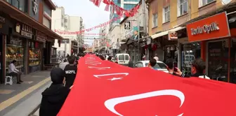 Kilis'te Gençlik Haftası etkinlikleri kapsamında yürüyüş düzenlendi