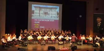 Sivas İl Kültür ve Turizm Müdürlüğü Türk Halk Müziği Korosu Konser Verdi