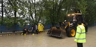 Bilecik'te Sağanak ve Dolu Etkili Oldu