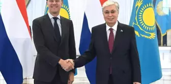 Kazakistan Cumhurbaşkanı Tokayev, Hollanda Başbakanı Rutte ile Görüştü