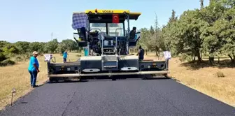 Edirne İl Özel İdaresi Köy Yollarını Sıcak Asfaltla Kaplıyor