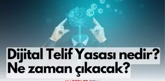 Dijital telif yasası nedir? Dijital telif yasası ne zaman çıkıyor? Dijital telif hakkı ne demek?