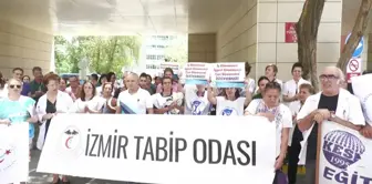 İzmir Atatürk Eğitim ve Araştırma Hastanesi'nde Şiddet Protestosu