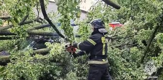 St. Petersburg'ta Fırtına: 1 Kişi Hayatını Kaybetti