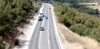 Bilecik'te Drone Denetiminden Kaçamayan Araçlara 15 Bin 60 TL Trafik Cezası