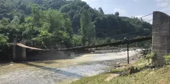 İkizce'de sel sırasında ahşap köprüyü kurtaran kişi konuştu