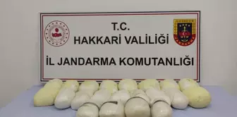 Şemdinli'de 23 Kilo Sentetik Uyuşturucu Ele Geçirildi