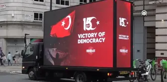 Türk halkının 15 Temmuz mücadelesi Londra sokaklarında anlatıldı