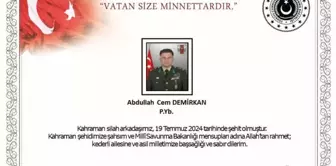 Pençe-Kilit Operasyonunda Şehit Olan Piyade Yarbayın Durumu Açıklandı