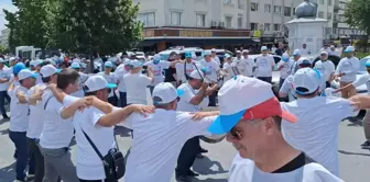 Büro Memur-Sen Üyeleri Ankara'ya Yürüyüş İçin Toplandı