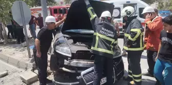 Mardin'de pikap ile otomobil çarpışması: 4 yaralı