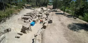 Zonguldak'taki Tios Antik Kenti'nde Roma dönemine ait nekropol alanı bulundu