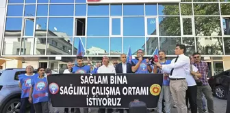 CHP Genel Başkan Yardımcısı Suat Özçağdaş, Çankaya İlçe Milli Eğitim Müdürlüğü binasının güvenli olmadığını belirterek, boşaltılmasını talep etti