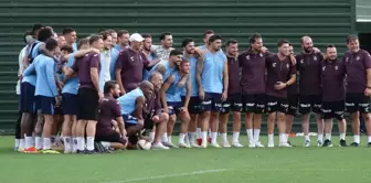 Trabzonspor, Ruzomberok maçı hazırlıklarını tamamladı