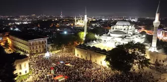 İstanbul'da Hamas lideri suikastını protesto eden gruplar yürüyüş düzenledi