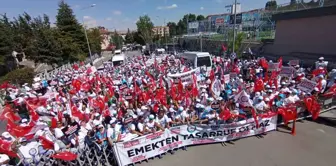 Memur-Sen Üyeleri Ankara'da Yürüyüşü Tamamladı