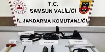 Samsun'da Kaçak Kazı Yapan 3 Şahıs Yakalandı