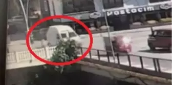 Amasya'da kavşakta minibüse çarpan motosikletin sürücüsü yaralandı