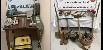 Balıkesir'de Kültür ve Tabiat Varlıkları Kaçakçılığı Operasyonu