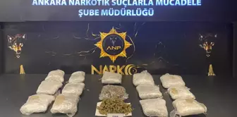 Ankara'da Uyuşturucu Operasyonunda 10 Kilo Esrar Ele Geçirildi