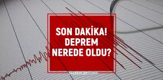 Hatay deprem mi oldu SON DAKİKA? Az önce deprem mi oldu?