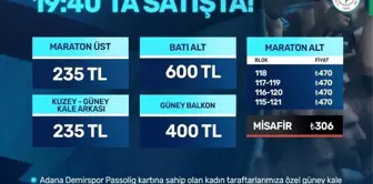 Adana Demirspor - Çaykur Rizespor Maçının Biletleri Satışa Çıktı