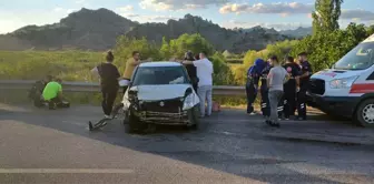 Çorum'da trafik kazası: 3 kişi yaralandı