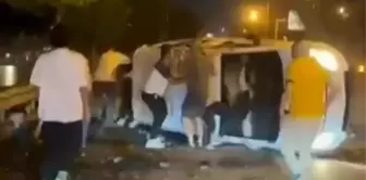 Gaziantep'te trafik kazasında 7 kişi hafif şekilde yaralandı