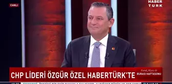 Özgür Özel: Cumhurbaşkanı Adayı Değilim. Erdoğan'ın 25 Yıllık İktidarını Sona Erdiren Genel Başkan Olarak Tarihe Geçmek Onurların En Büyüğü