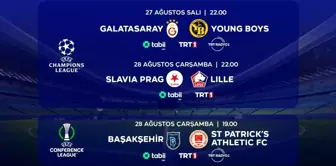 Şampiyonlar Ligi ve Konferans Ligi Play-Off Maçları Canlı Yayınla TRT'de