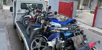 Afyonkarahisar Çay ilçesinde 35 motosiklet trafikten men edildi